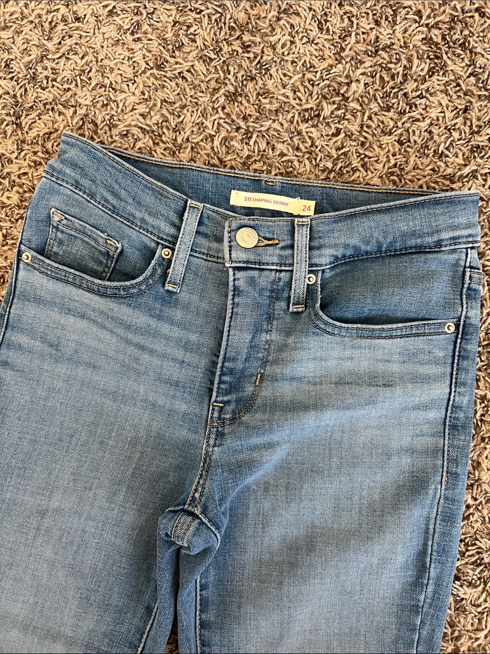 Levi’s 311 Shaping Skinny Jeans, Size 24